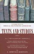 Cover of: The Passion of S. Perpetua: Number 2 (Texts and Studies: Contributions to Biblical and Patristic L) by J. Armitage Robinson