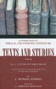Cover of: A Study of Codex Bezae: Number 1 (Texts and Studies: Contributions to Biblical and Patristic L)