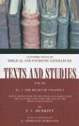 Cover of: The Rules of Tyconius: Number 1 (Texts and Studies: Contributions to Biblical and Patristic L)
