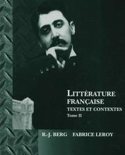 Cover of: Littrature Francaise: Textes Et Contextes Tome II (Literature Francaise)