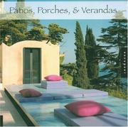 Cover of: Patios, Porches, and Verandas (Design)