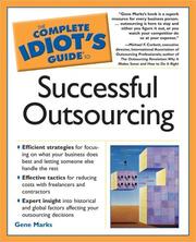 Cover of: The Complete Idiot's Guide to Successful Outsourcing by Gene Marks