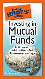 Cover of: The Pocket Idiot's Guide to Investing in Mutual Funds