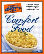 Cover of: The Complete Idiot's Guide to Comfort Food (Complete Idiot's Guide to)