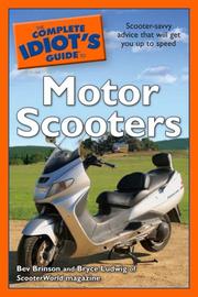 Cover of: The Complete Idiot's Guide to Motor Scooters (Complete Idiot's Guide to)
