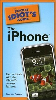 Cover of: The Pocket Idiot's Guide to the iPhone by Damon Brown