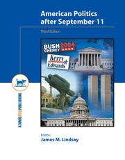 Cover of: American Politics After September 11 by James Lindsay