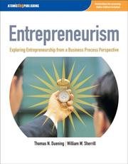 Cover of: Entrepreneurism: Exploring Entrepreneurship from a Business Process Perspective