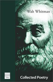 Cover of: Poetry and Prose by Walt Whitman