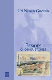 Beside & other stories by Uri Nissan Gnessin