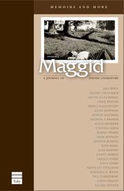 Cover of: Maggid Issue 2: Memoirs And More (Maggid)