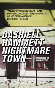 Cover of: Nightmare Town by Dashiell Hammett