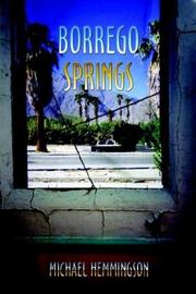 Cover of: Borrego Springs