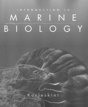 Cover of: Introduction to marine biology by George Karleskint