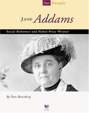 Cover of: Jane Addams: Social Reformer and Nobel Prize Winner (Spirit of America, Our People)