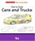 Cover of: How to Draw Cars and Trucks (The Scribbles Institute)