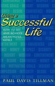 Cover of: Living a Successful Life by Paul Davis Tillman