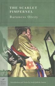 Cover of: The Scarlet Pimpernel (Barnes & Noble Classics Series) (Barnes & Noble Classics) by Emmuska Orczy, Baroness Orczy