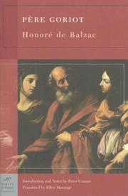 Cover of: Pere Goriot (Barnes & Noble Classics Series) (Barnes & Noble Classics) by Honoré de Balzac
