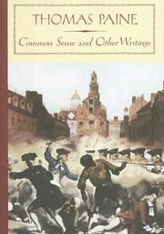 Cover of: Common Sense and Other Writings (Barnes & Noble Classics Series) (Barnes & Noble Classics) | Thomas Paine