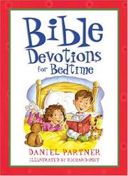 Cover of: Bible Devotions for Bedtime by Daniel Partner