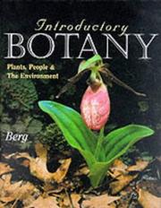 Cover of: Introductory botany by Linda R. Berg