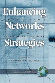 Cover of: Enhancing Inter-Firm Networks and Interorganizational Strategies (HC) (Research in Management Consulting, V. 3)