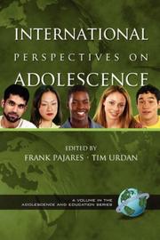 Cover of: International Perspectives on Adolescence by Frank Pajares