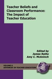 Cover of: Teacher Beliefs and Classroom Performance by 