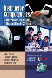 Instructor competencies cover