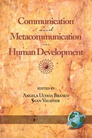 Cover of: Communication and Metacommunication in Human Development (PB) by 