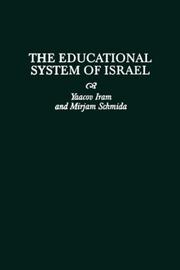 Cover of: The Educational System of Isreal