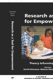 Cover of: Research as a tool for empowerment theory informing practice
