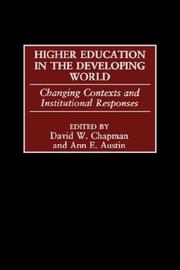 Higher Education in the Developing World by Greenwood