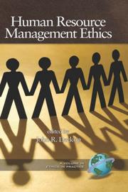 Cover of: Human Resource Management Ethics (HC) (Ethics in Practice)