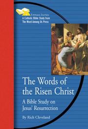 Cover of: The Words of the Risen Christ | Rich Cleveland