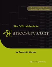 Cover of: The Official Guide to Ancestry.com by George G. Morgan