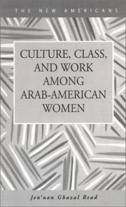 Cover of: Culture, class, and work among Arab-American women by Jenn̓an Ghazal Read