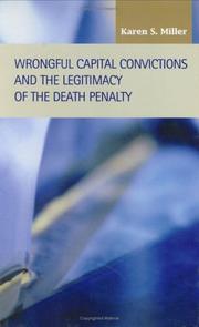 Cover of: Wrongful Capital Convictions and the Legitimacy of the Death Penalty (Criminal Justice: Recent Scholarship)