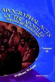 Cover of: Apocryphal Acts of the Apostles (Volume 2)