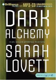 Cover of: Dark Alchemy (Dr. Sylvia Strange) by Sarah Lovett