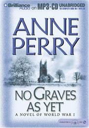 Cover of: No Graves As Yet by Anne Perry