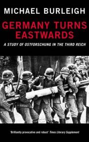 Cover of: Germany Turns Eastwards by Michael Burleigh