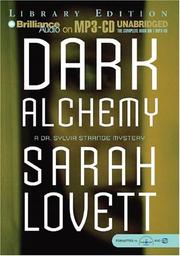 Cover of: Dark Alchemy (Dr. Sylvia Strange) by Sarah Lovett