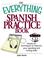 Cover of: The everything Spanish practice book with CD