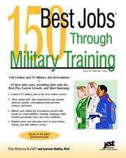 Cover of: 150 Best Jobs Through Military Training