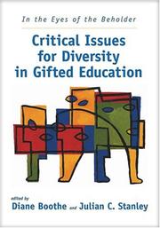 Cover of: In the Eyes of the Beholder: Critical Issues for Diversity in Gifted Education