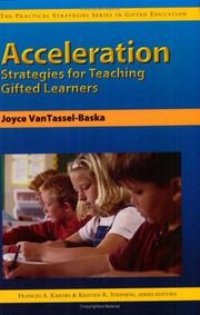 Cover of: Acceleration Strategies for Teaching Gifted Learners (Practical Strategies Series in Gifted Education) (Practical Strategies Series in Gifted Education)