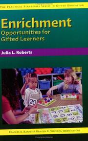 Cover of: Enrichment Opportunities for Gifted Learners (Practical Strategies Series in Gifted Education)