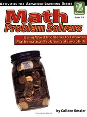Cover of: Math Problem Solvers: Using Word Problems to Enhance Mathematical Problem Solving
